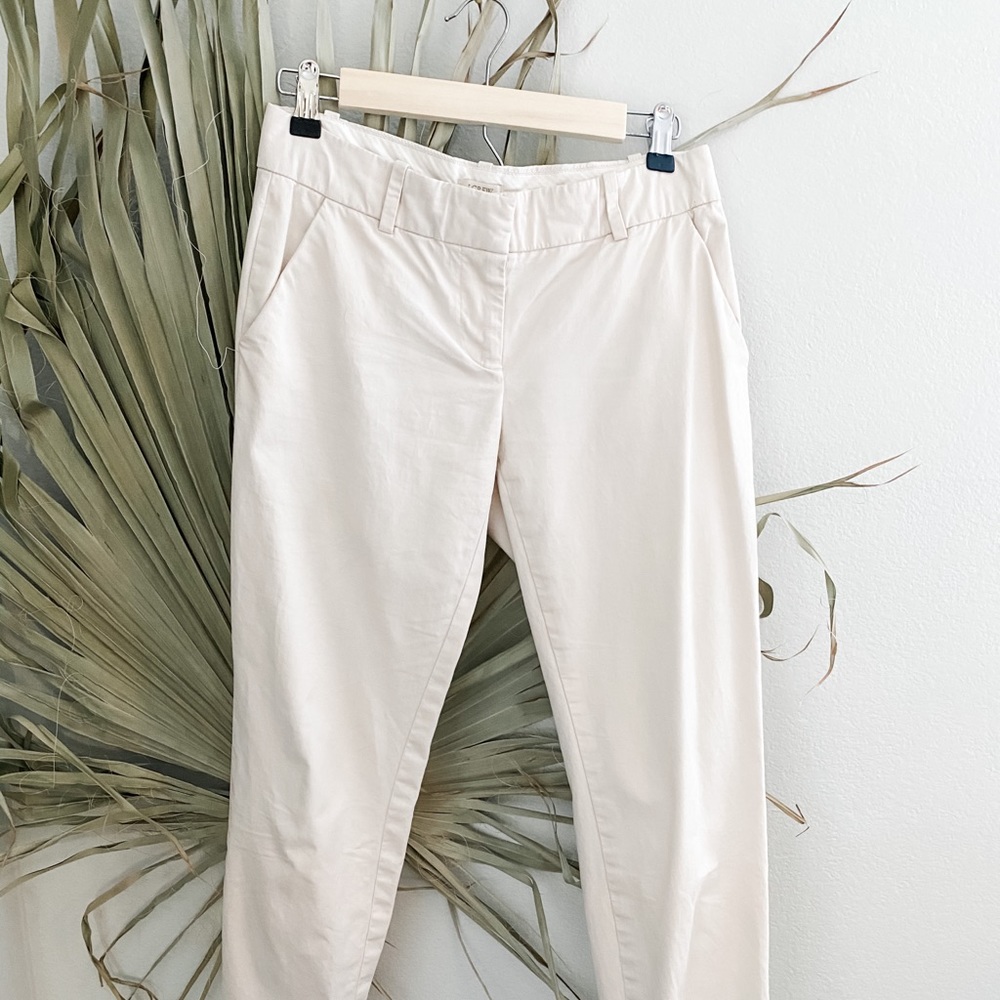 J.Crew White Chino Pant